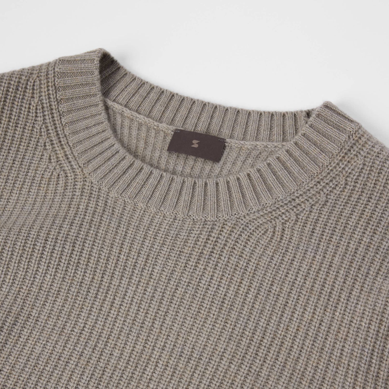 Men's Wool-Cashmere Rib Sweater