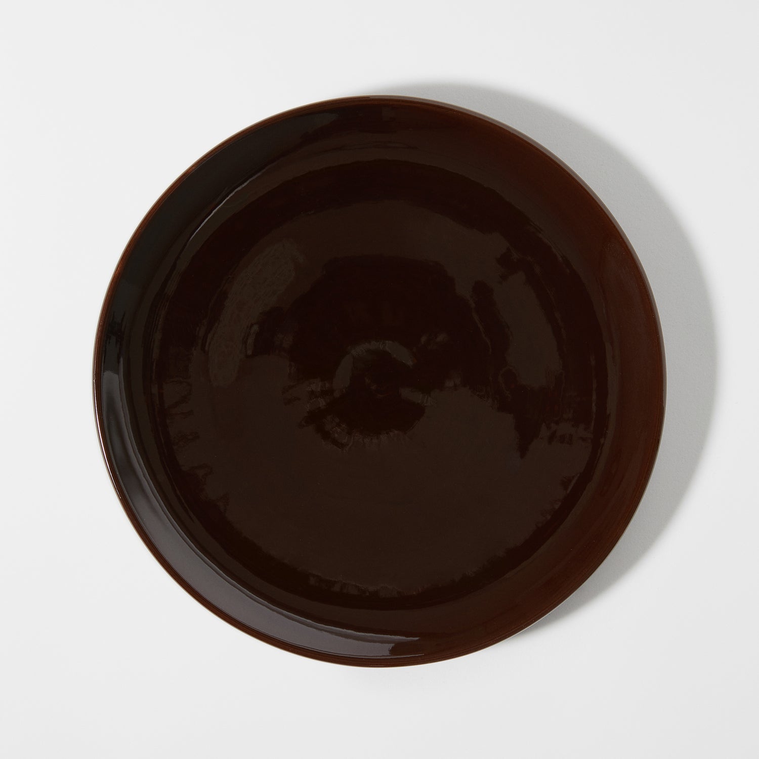 Ceramic High Cylinder Pot With Plate 30 cm