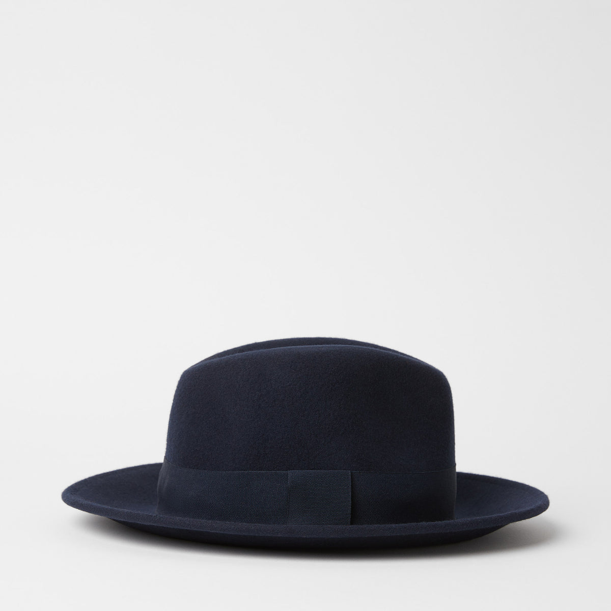 Fedora Wool Hat Dark Navy