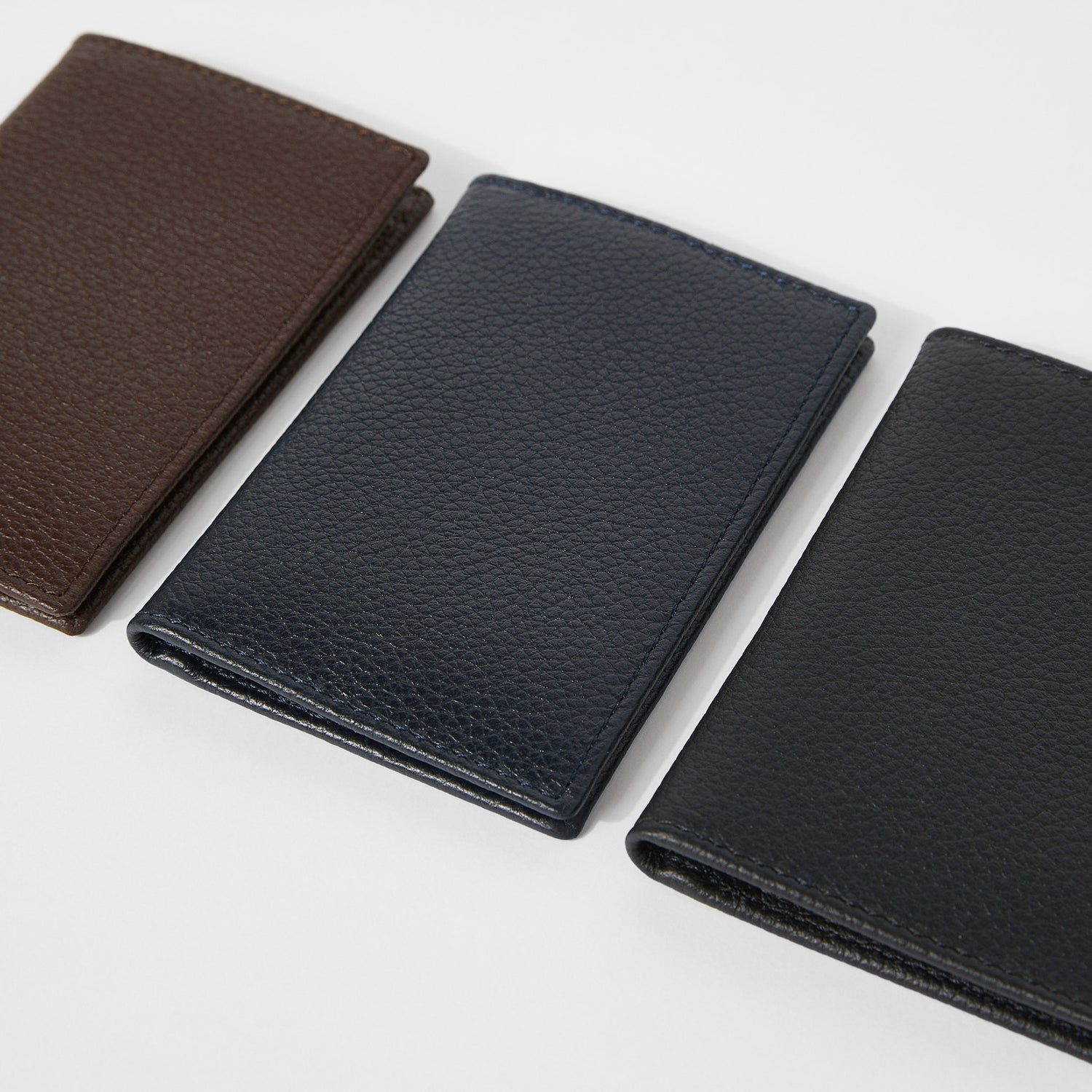 Full-Grain Leather Bifold Card Holder
