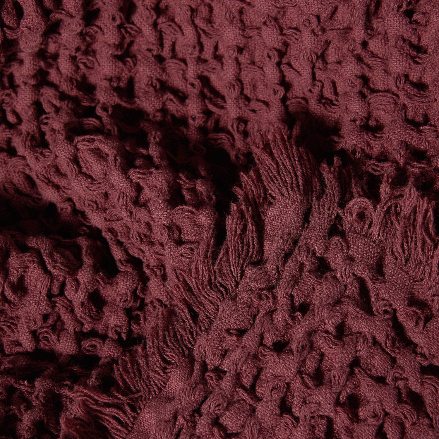 Oversized Waffle Knit Bedspread