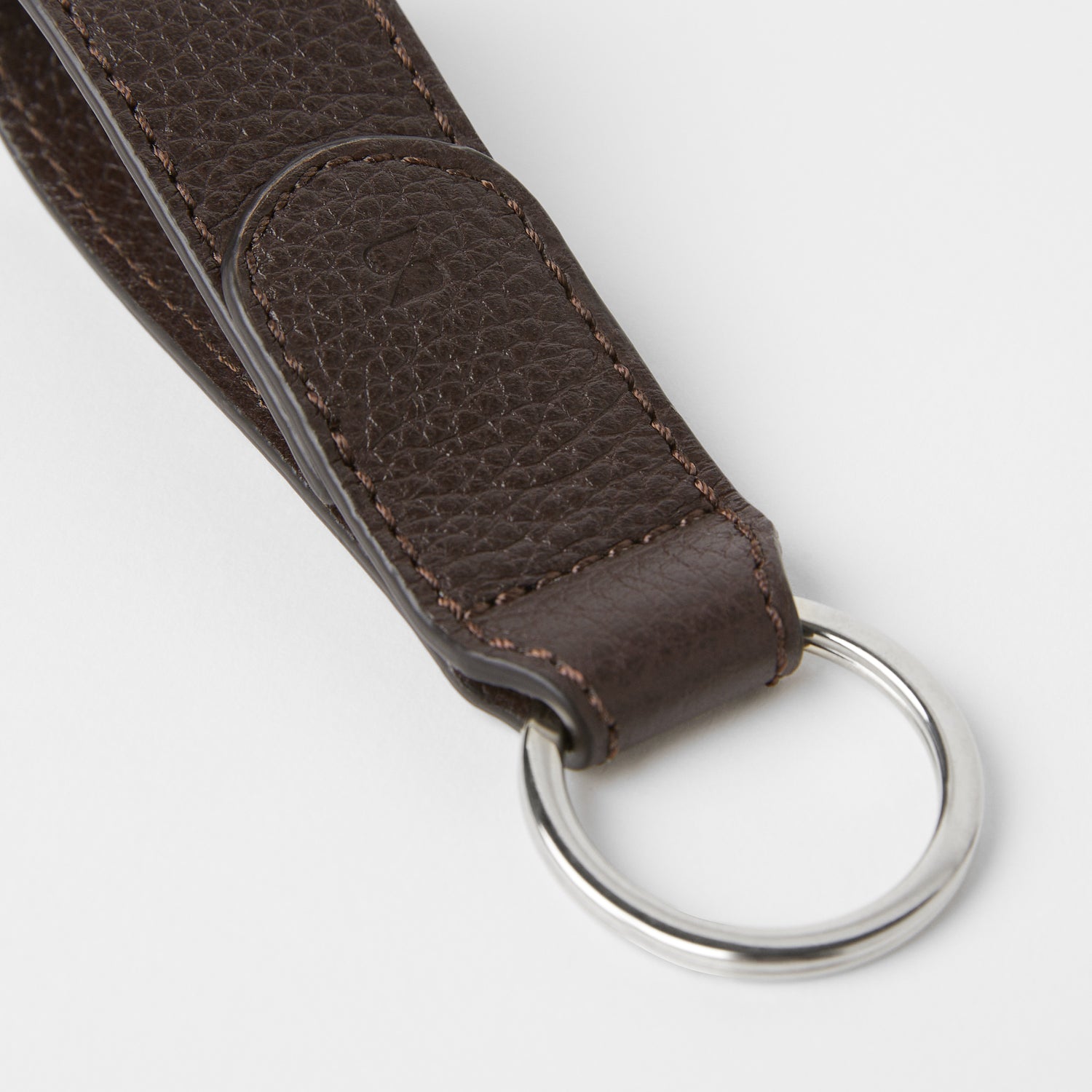 Full-Grain Leather Key Ring
