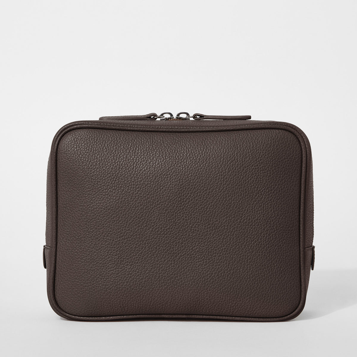 Large leather shop toiletry bag