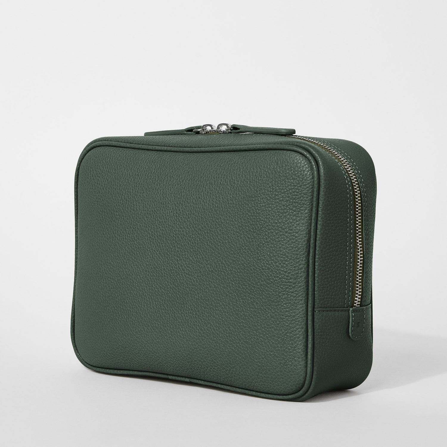 Full-Grain Leather Toiletry Bag