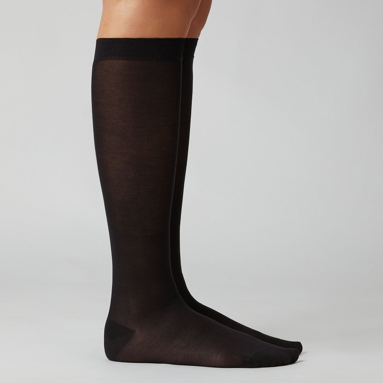 Lightweight Cotton Knee-High Socks