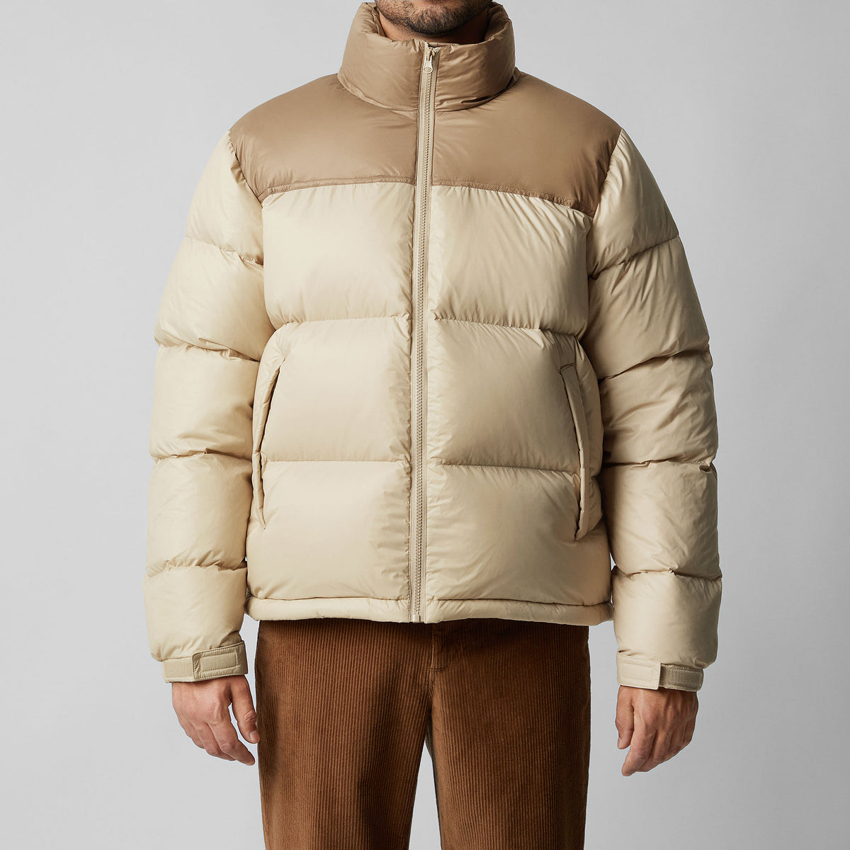 North face men's deals goose down jacket