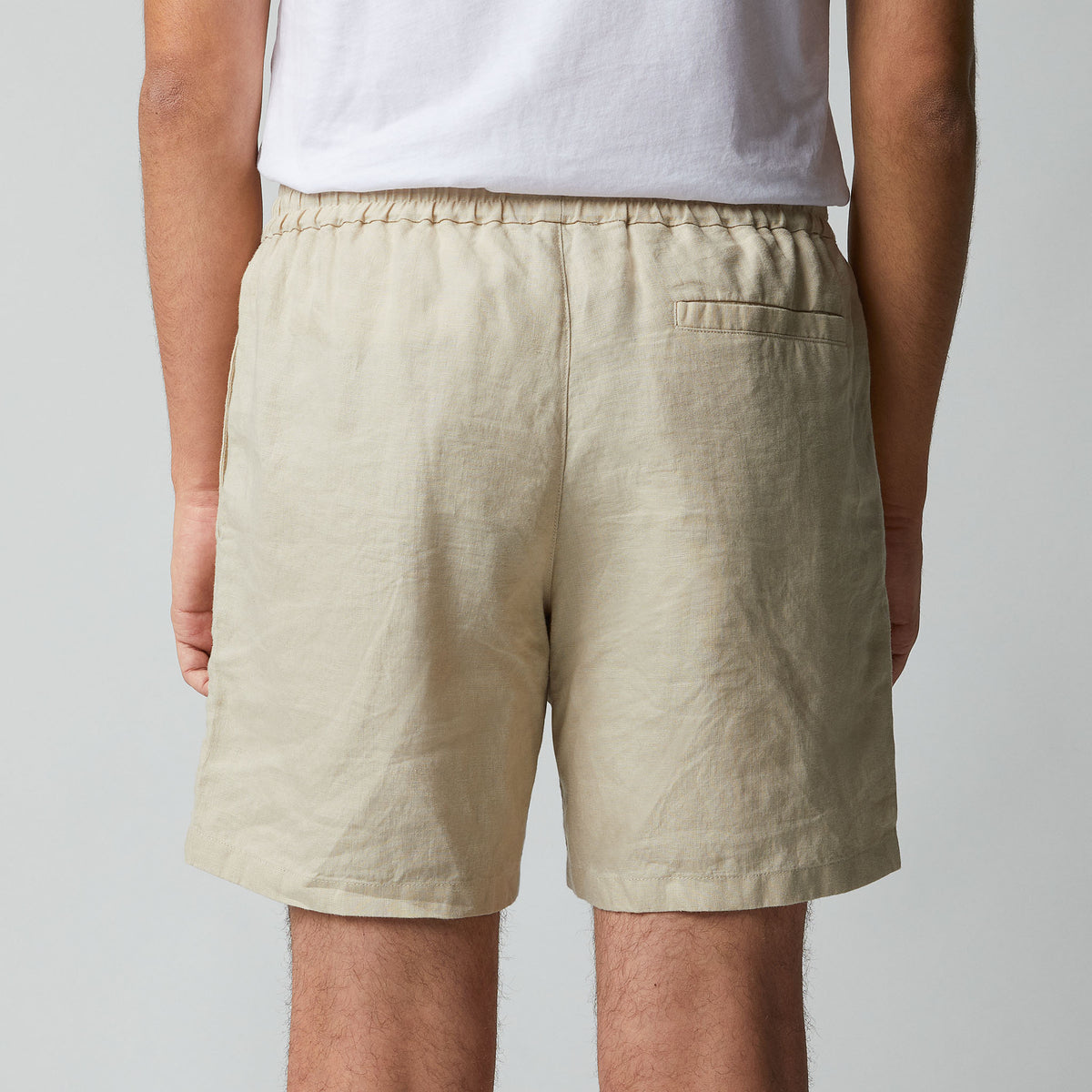 Men's Linen Drawstring Shorts