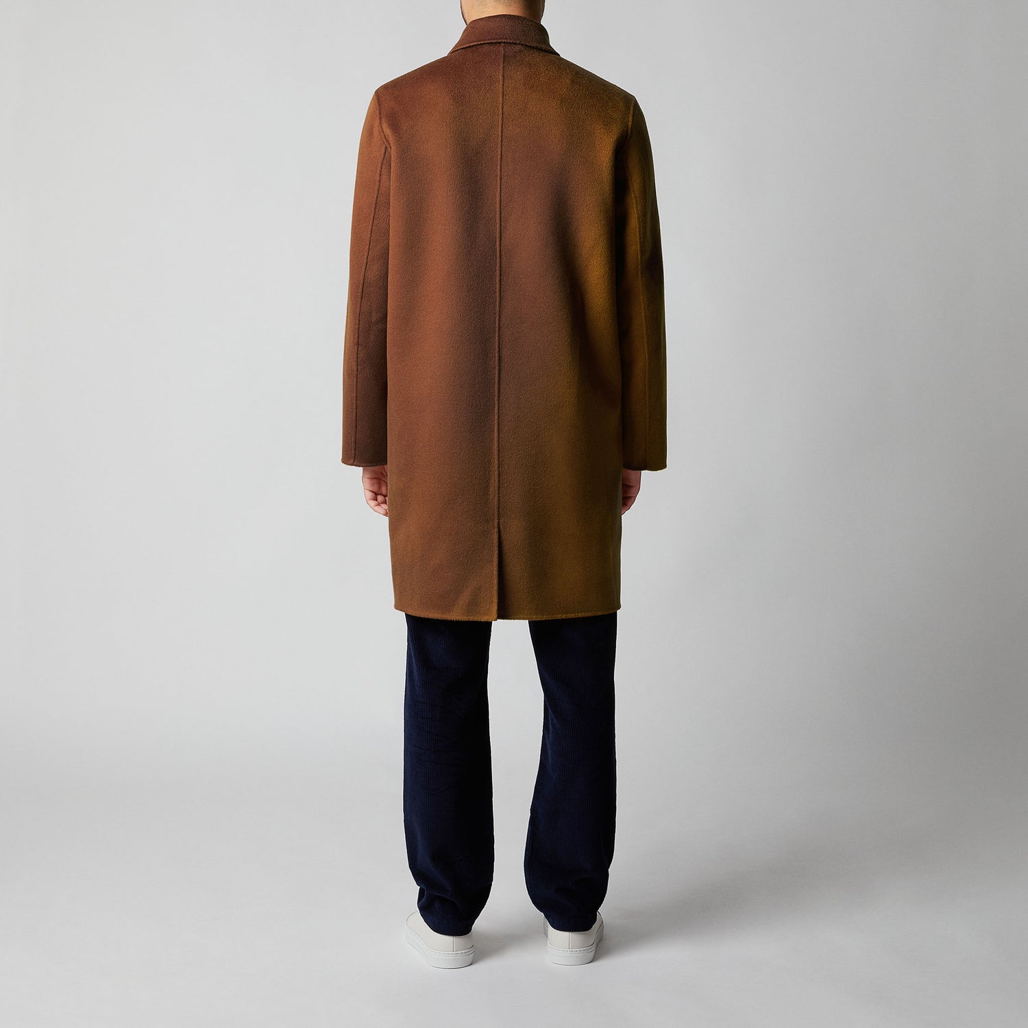 Men's Doublé Wool-Cashmere Patch Pocket Coat