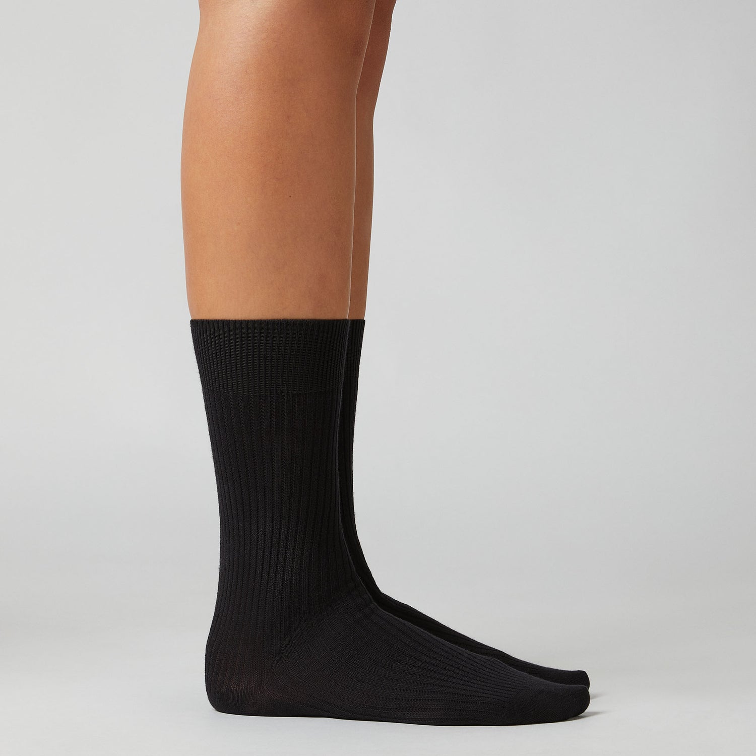 Organic Cotton Rib Socks