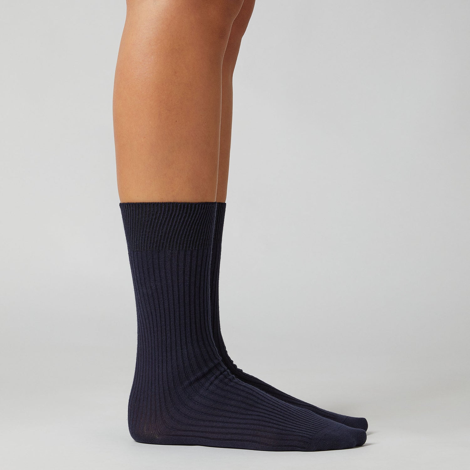 Organic Cotton Rib Socks