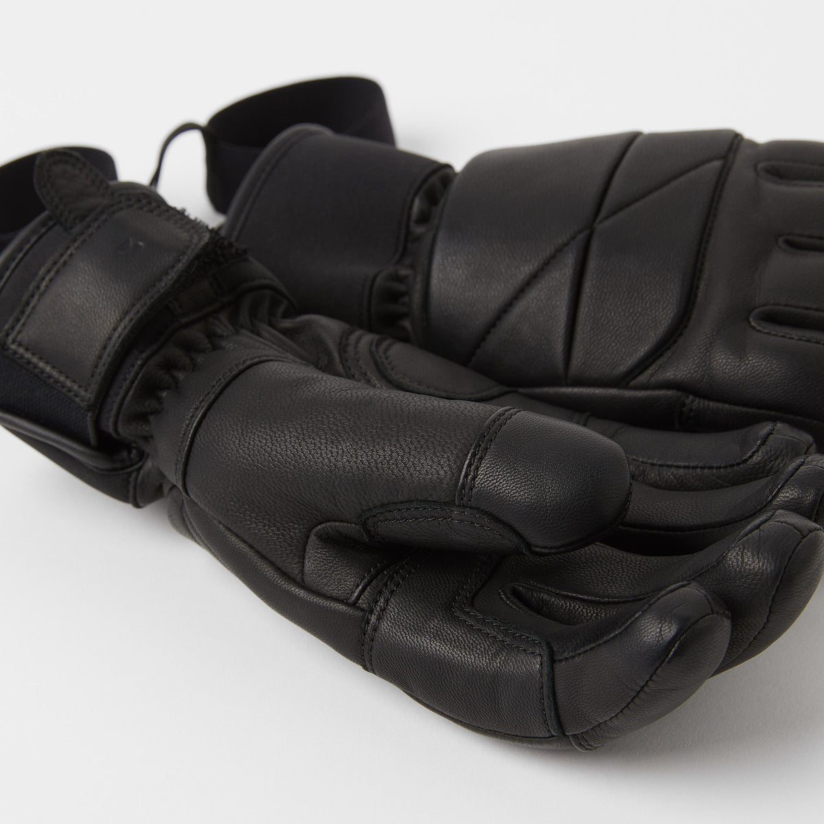 All leather ski shop gloves