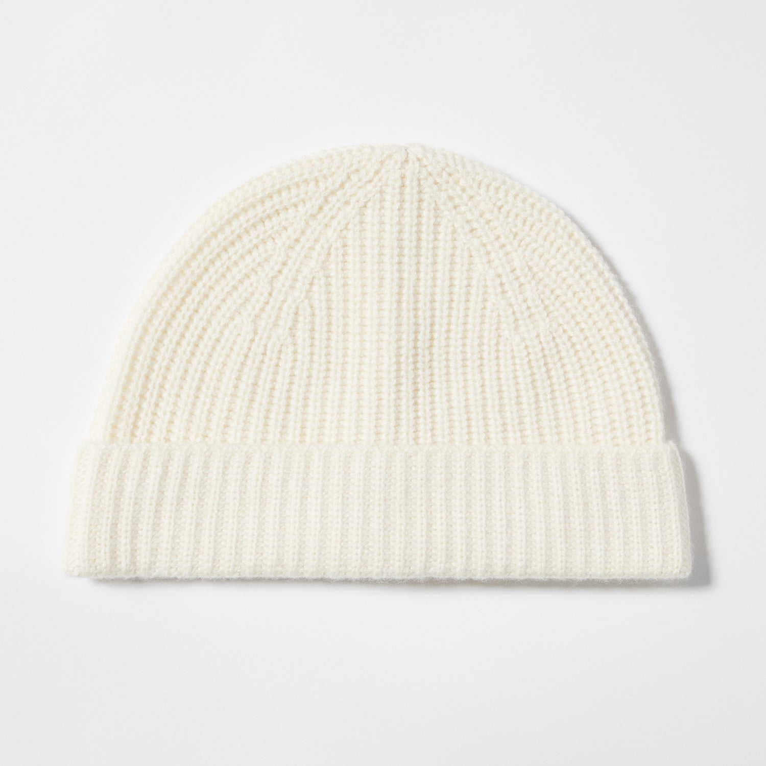 Ribbed Cashmere Beanie