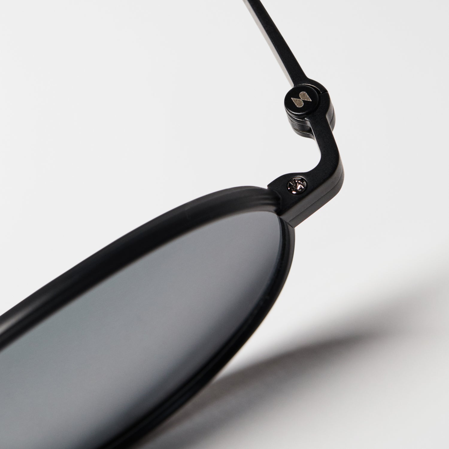 Pecorini Round Titanium Sunglasses