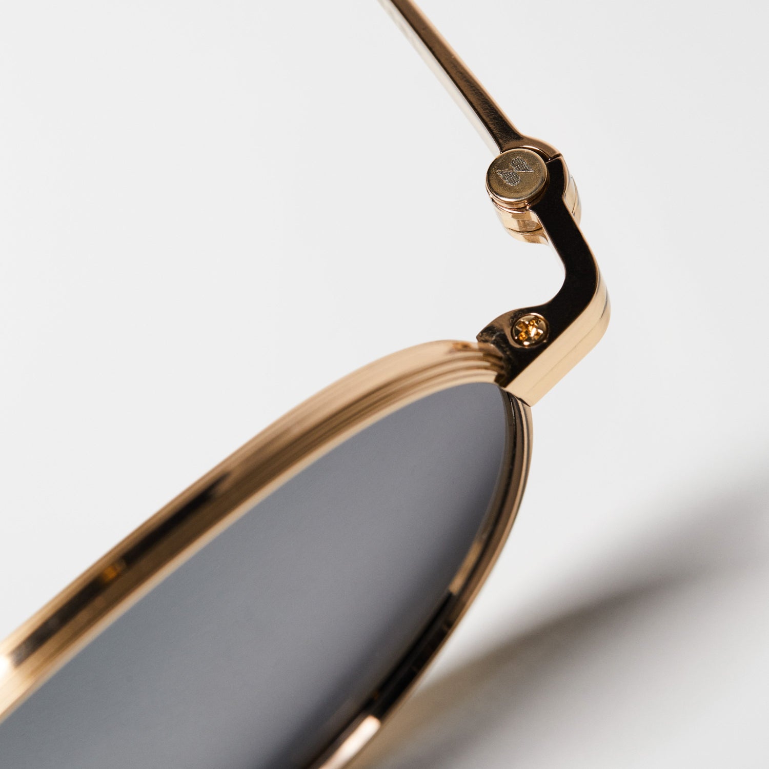 Pecorini Round Titanium Sunglasses