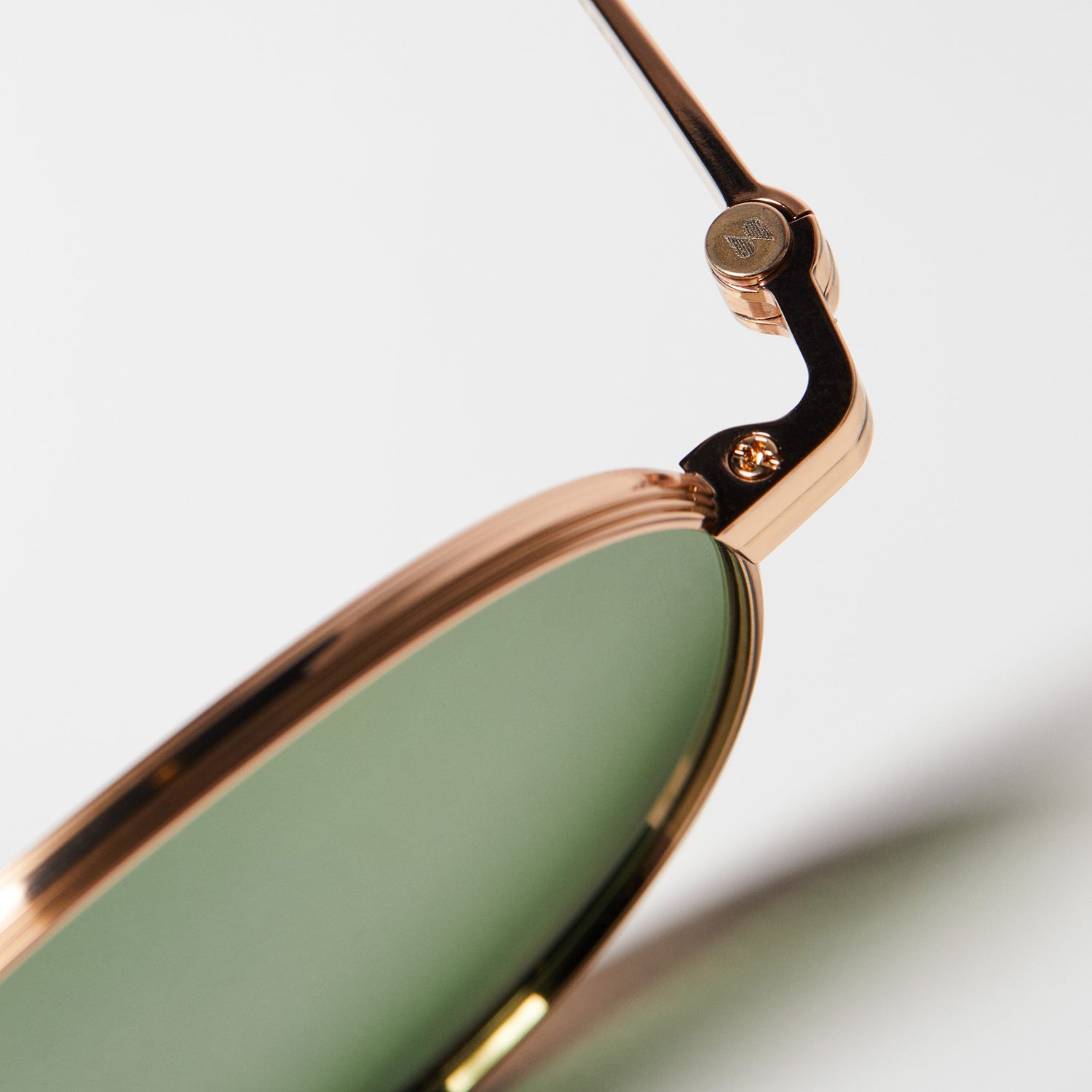 Pecorini Round Titanium Sunglasses