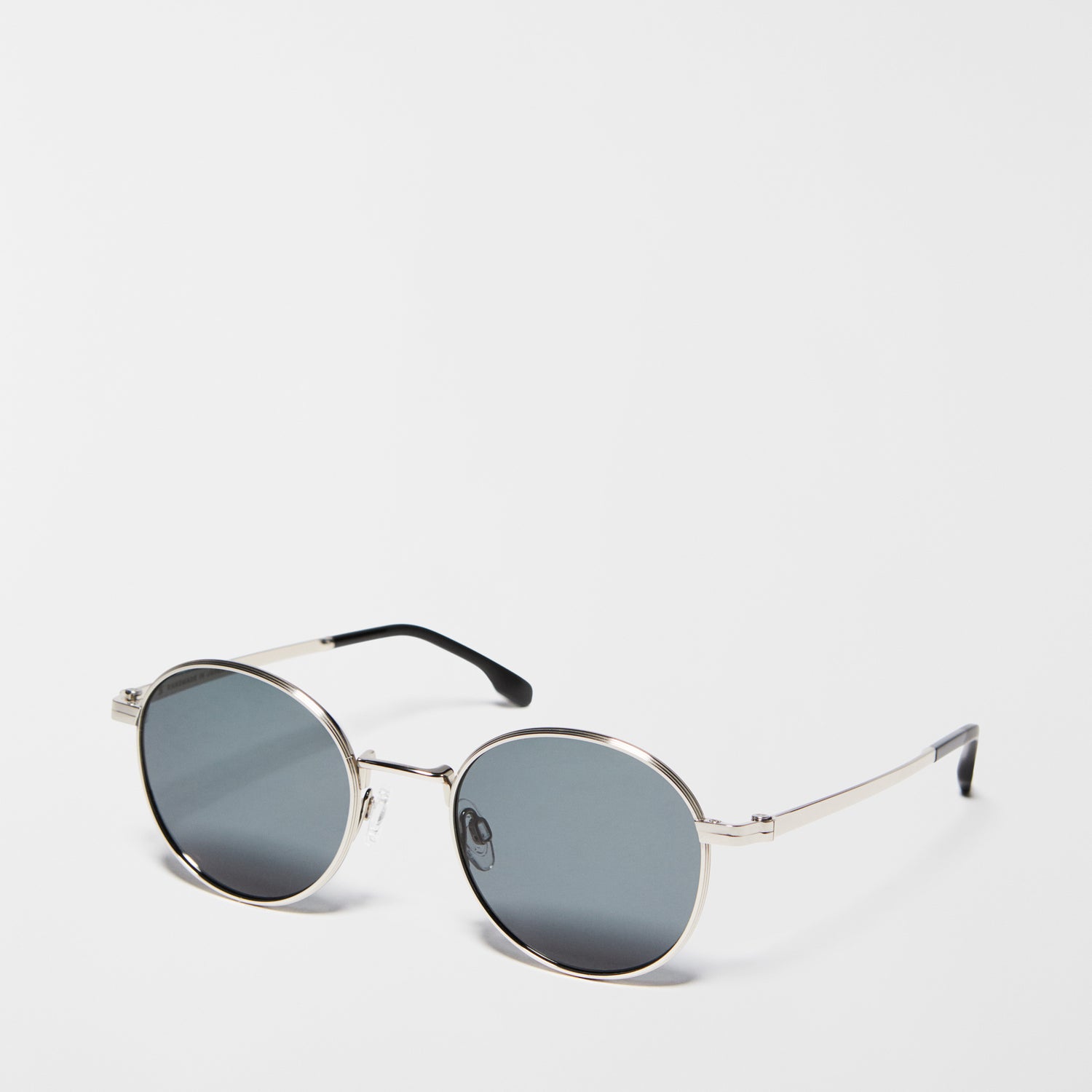Pecorini Round Titanium Sunglasses