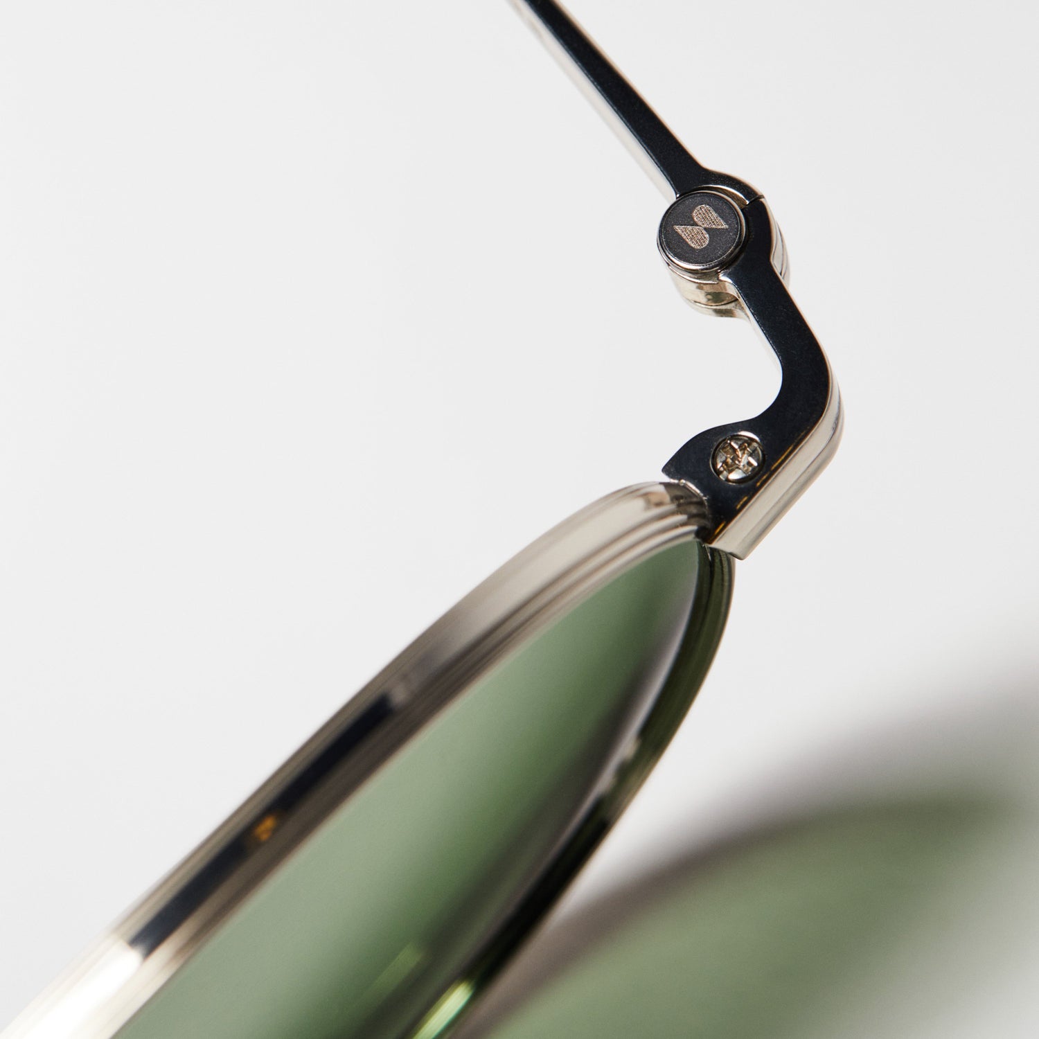 Pecorini Round Titanium Sunglasses