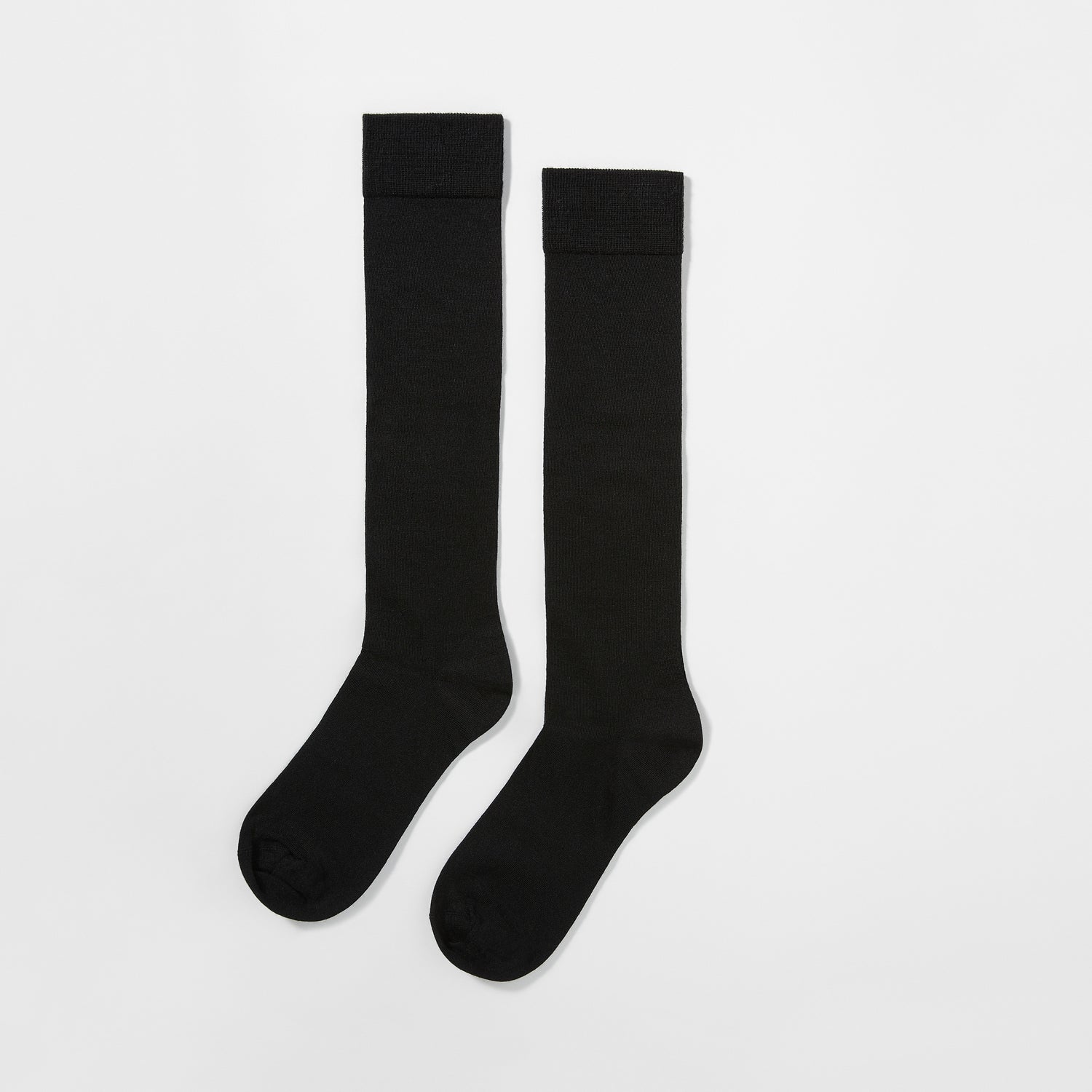 Wool Silk Knee-High Socks