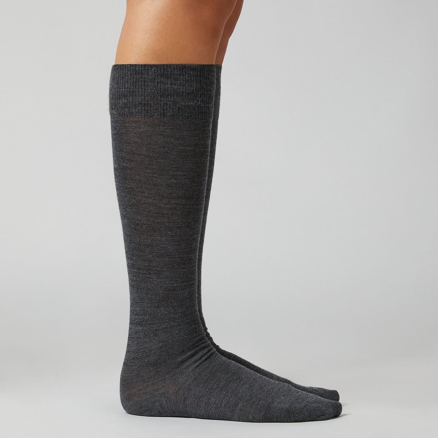 Wool Silk Knee-High Socks