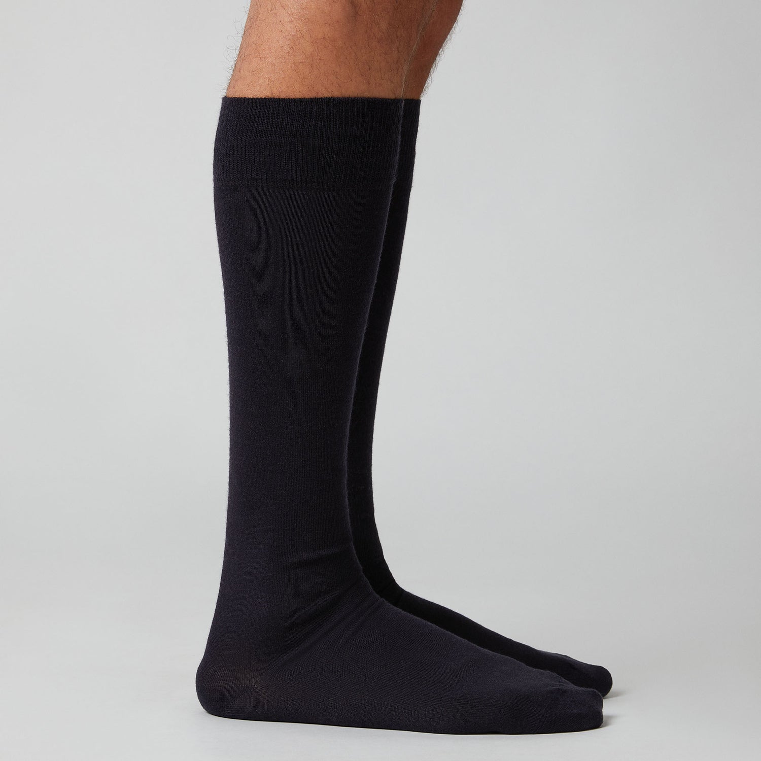 Wool Silk Knee-High Socks