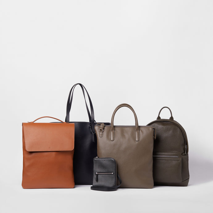 New arrivals: Full-grain leather bags!