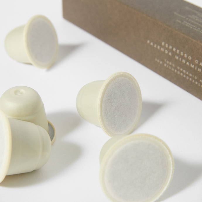 Introducing: 100% biodegradable espresso capsules