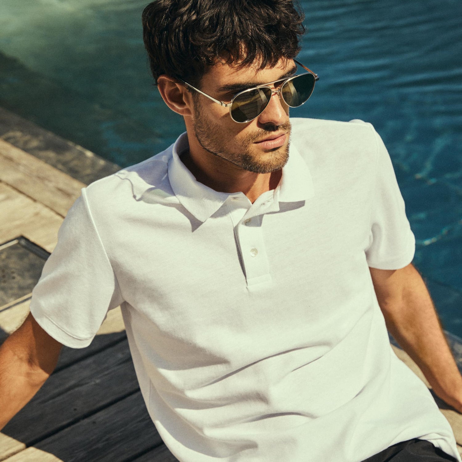 Men's Organic Cotton Polo Piqué