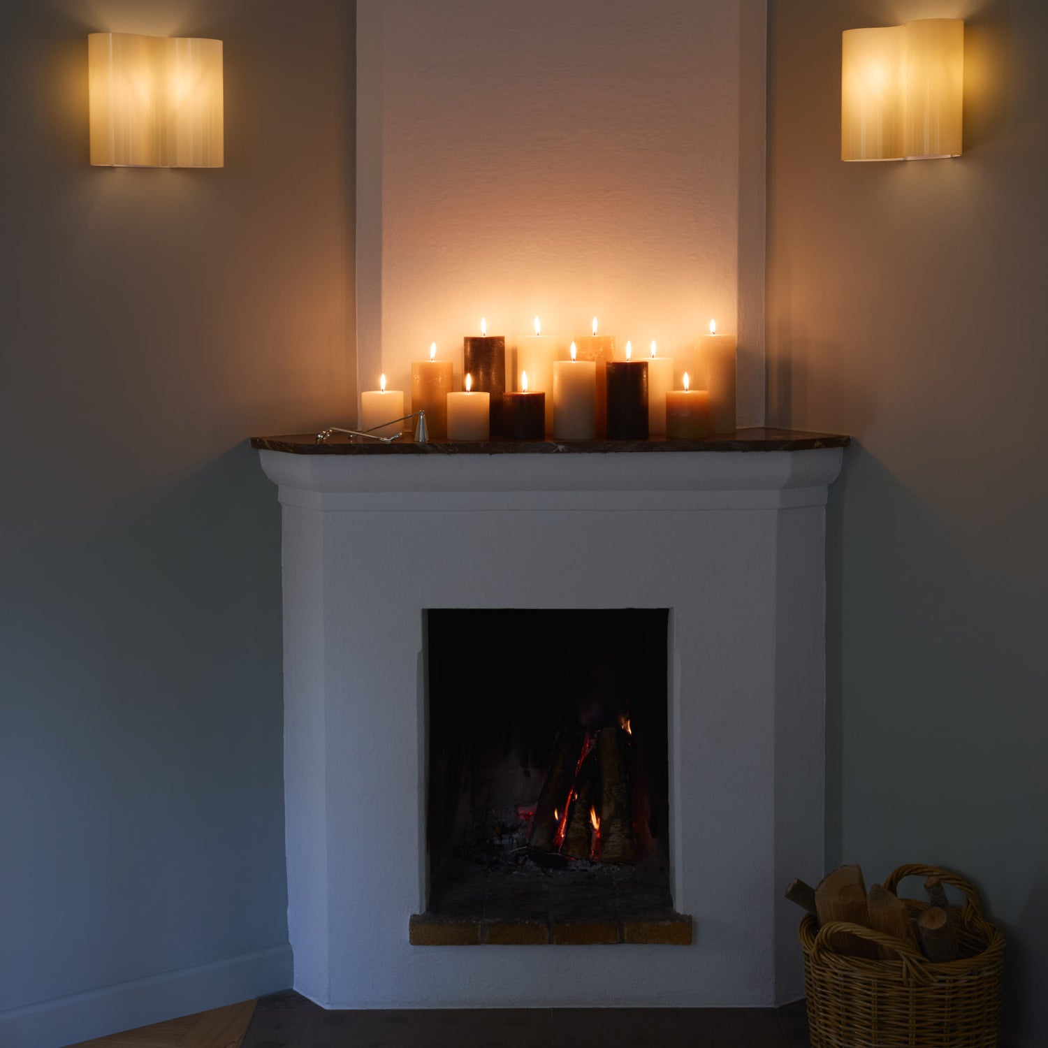 Hand Cast Pillar Candle