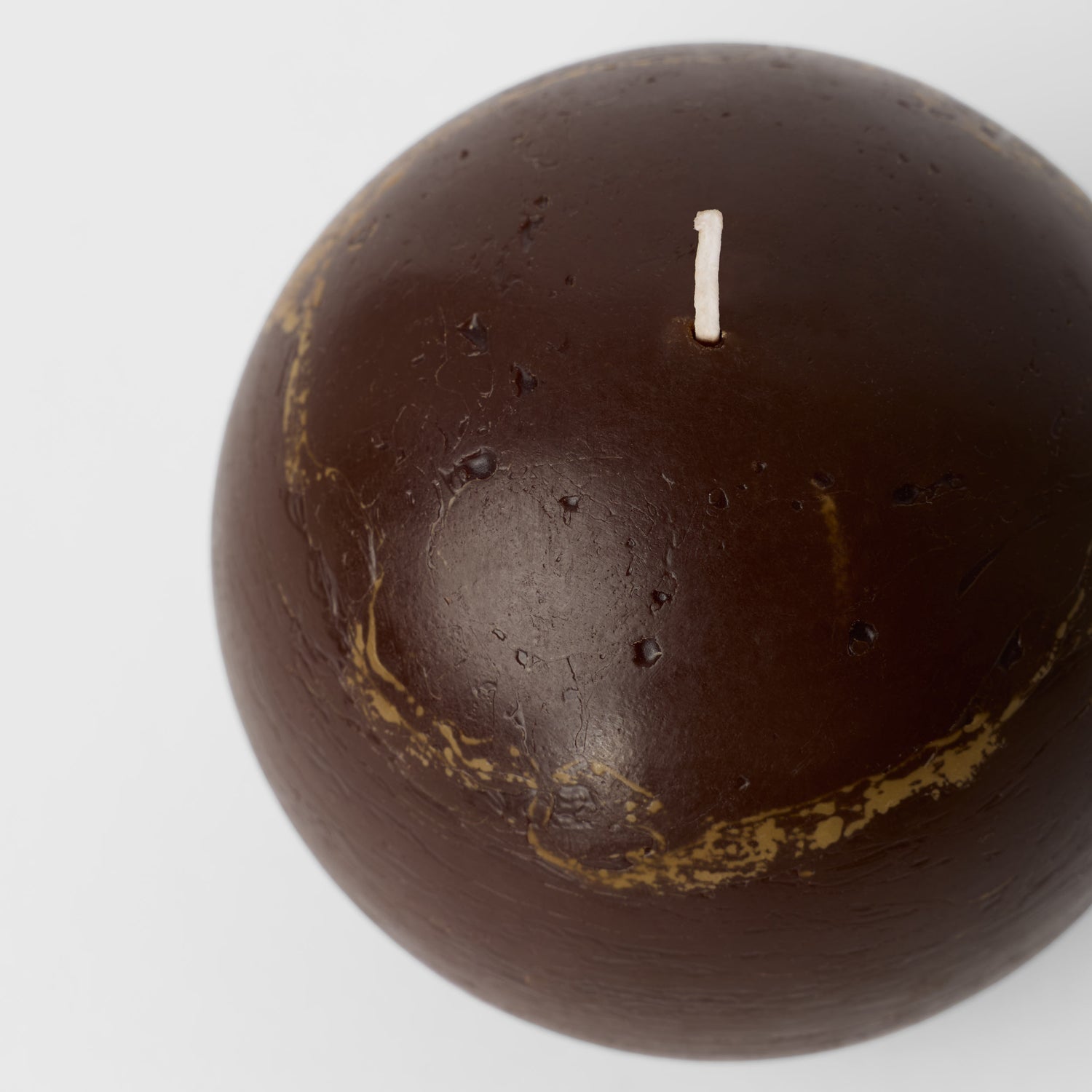 Hand Cast Sphere Candle