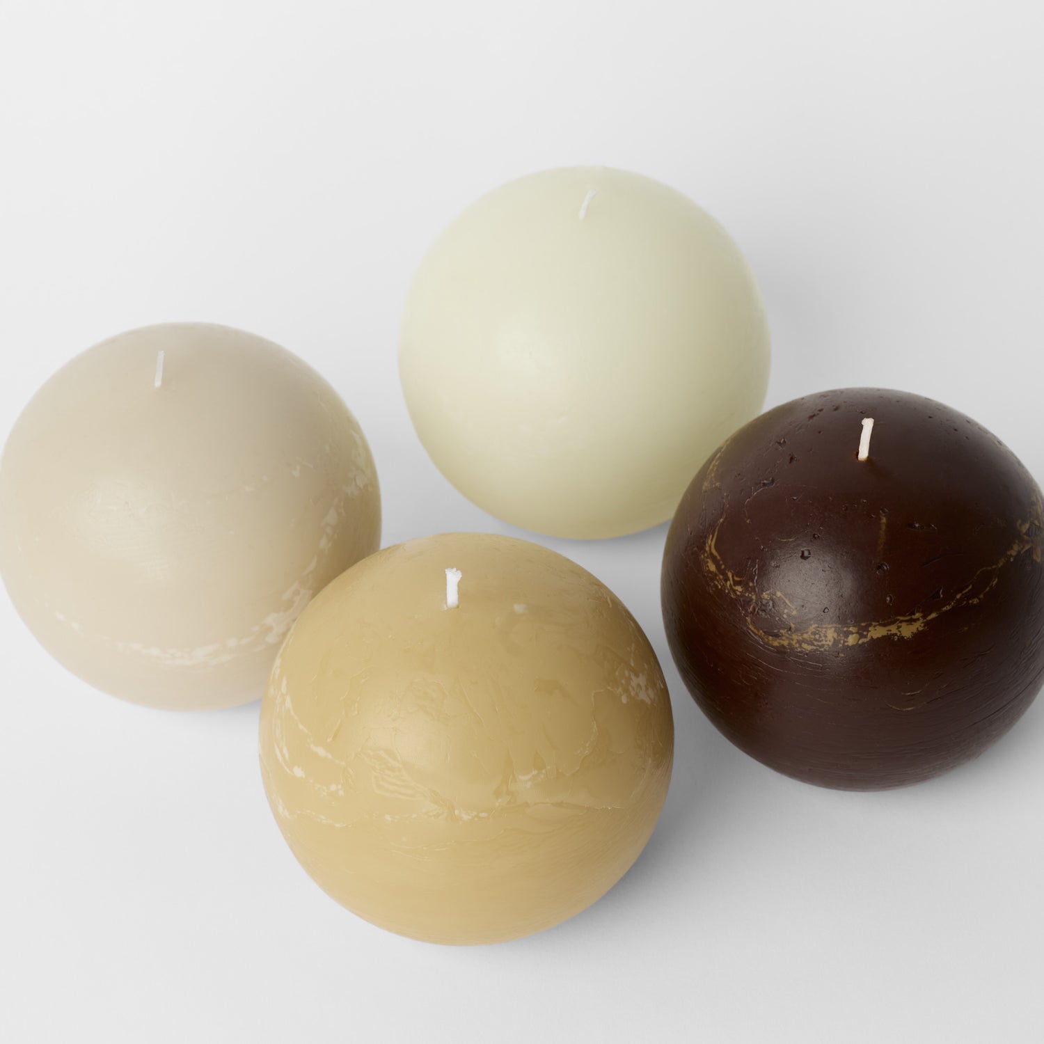 Hand Cast Sphere Candle