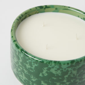 3-Wick Scented Candle Vetiver Leather Patchouli
