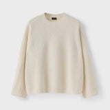 Women's Relaxed Cashmere Bouclé Crewneck
