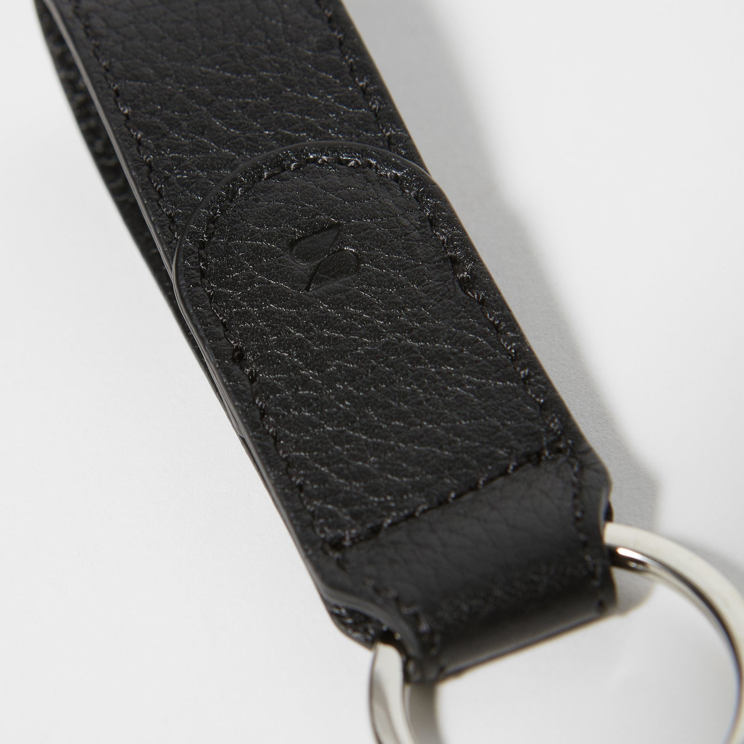 Full-Grain Leather Key Ring
