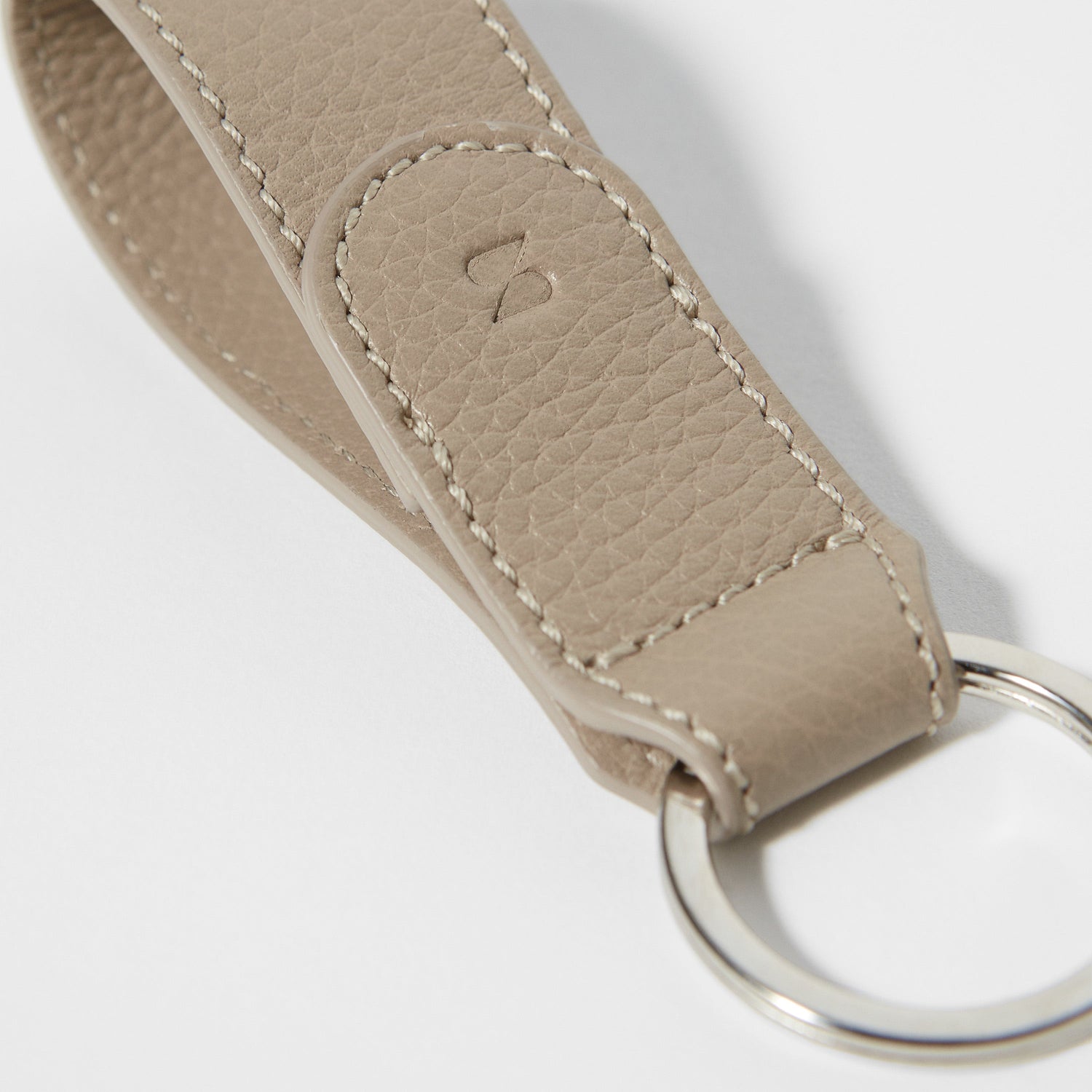 Full-Grain Leather Key Ring