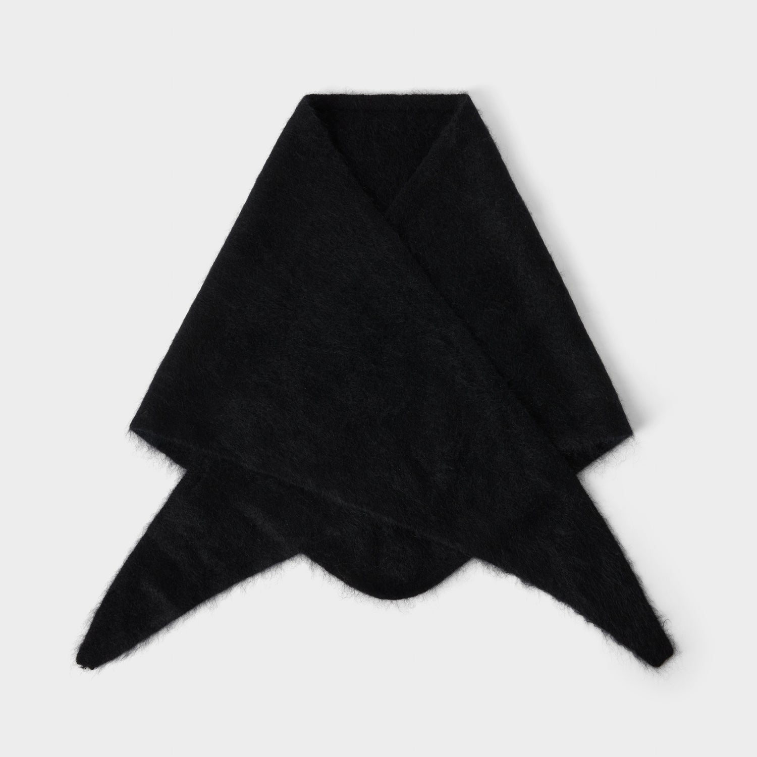 Brushed Cashmere Triangle Scarf