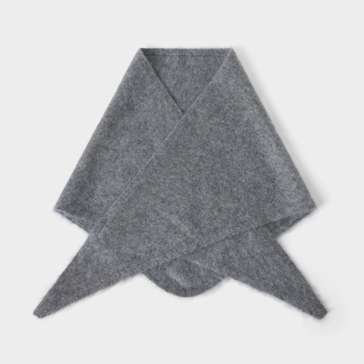 Brushed Cashmere Triangle Scarf