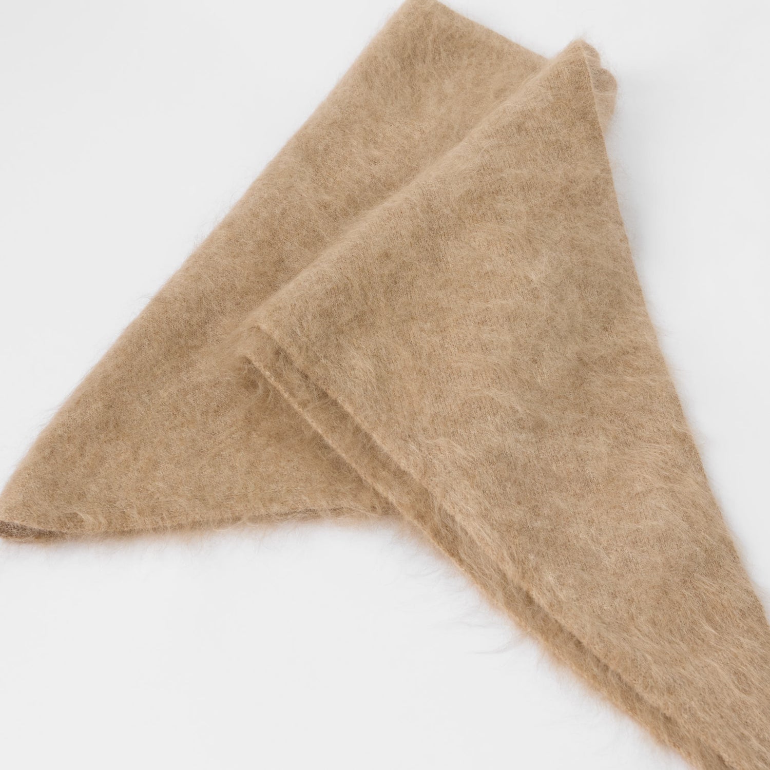 Brushed Cashmere Triangle Scarf