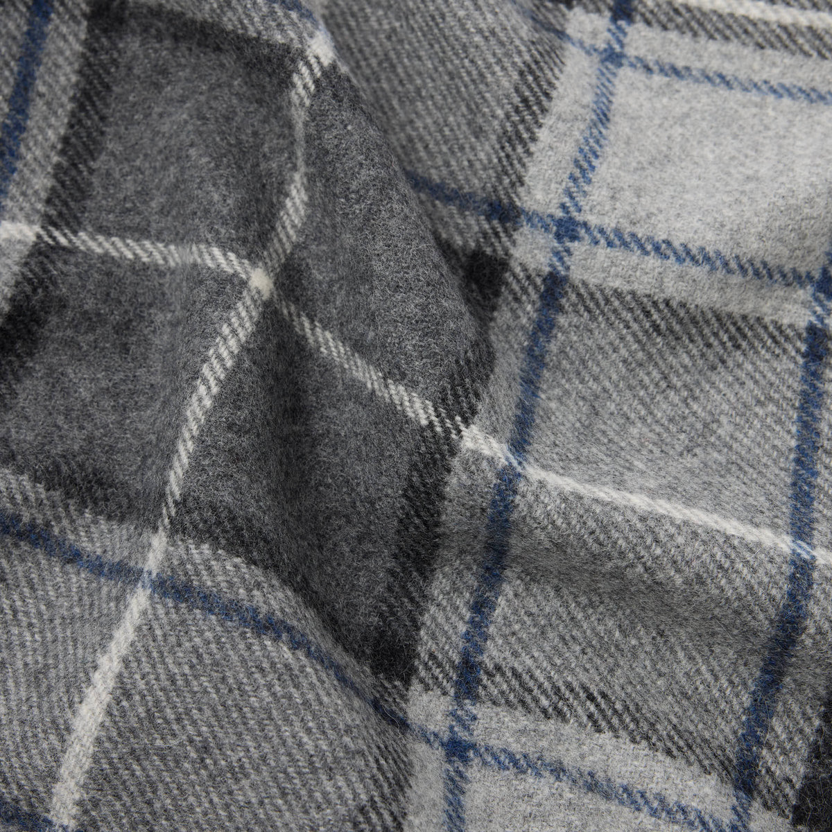 Checked Wool-Cashmere Scarf