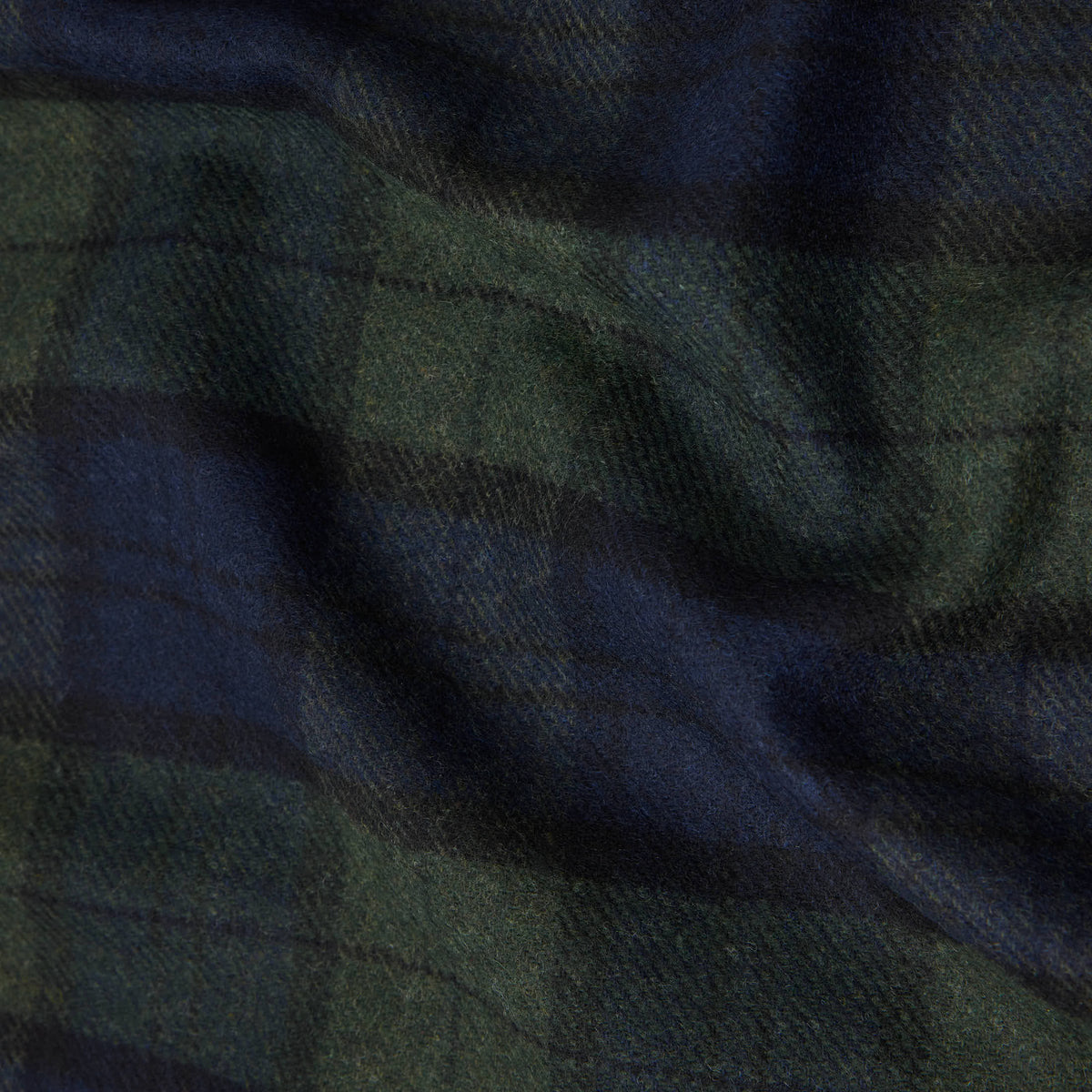 Checked Wool-Cashmere Scarf