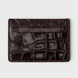 Croco Leather Card Holder