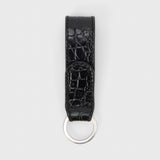Croco Leather Key Ring