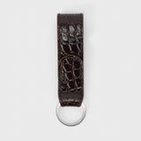 Croco Leather Key Ring