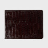 Croco Leather Laptop Sleeve