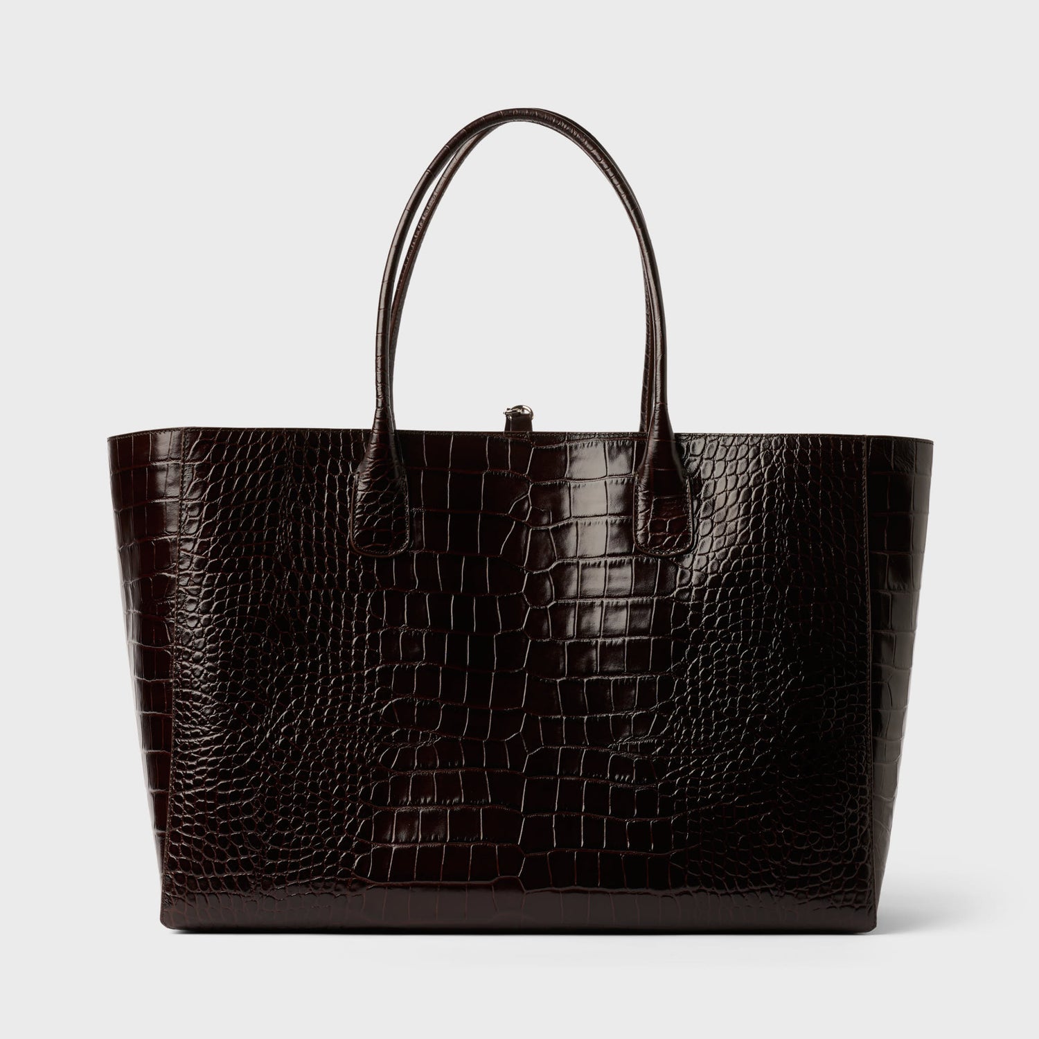 Large Croco Cabas Bag
