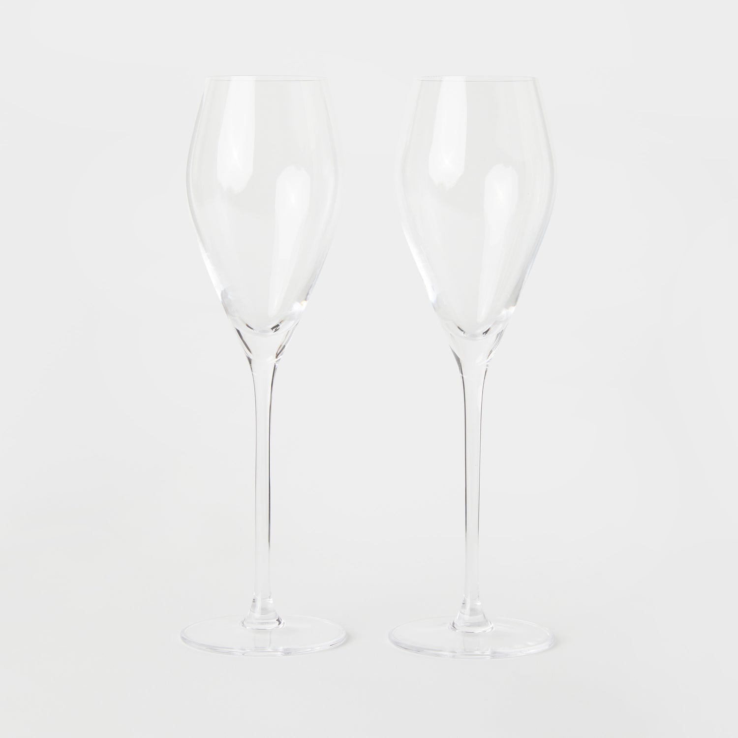 Crystal Champagne Glass 2-P