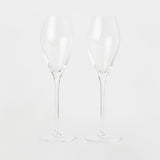 Crystal Champagne Glass 2-P