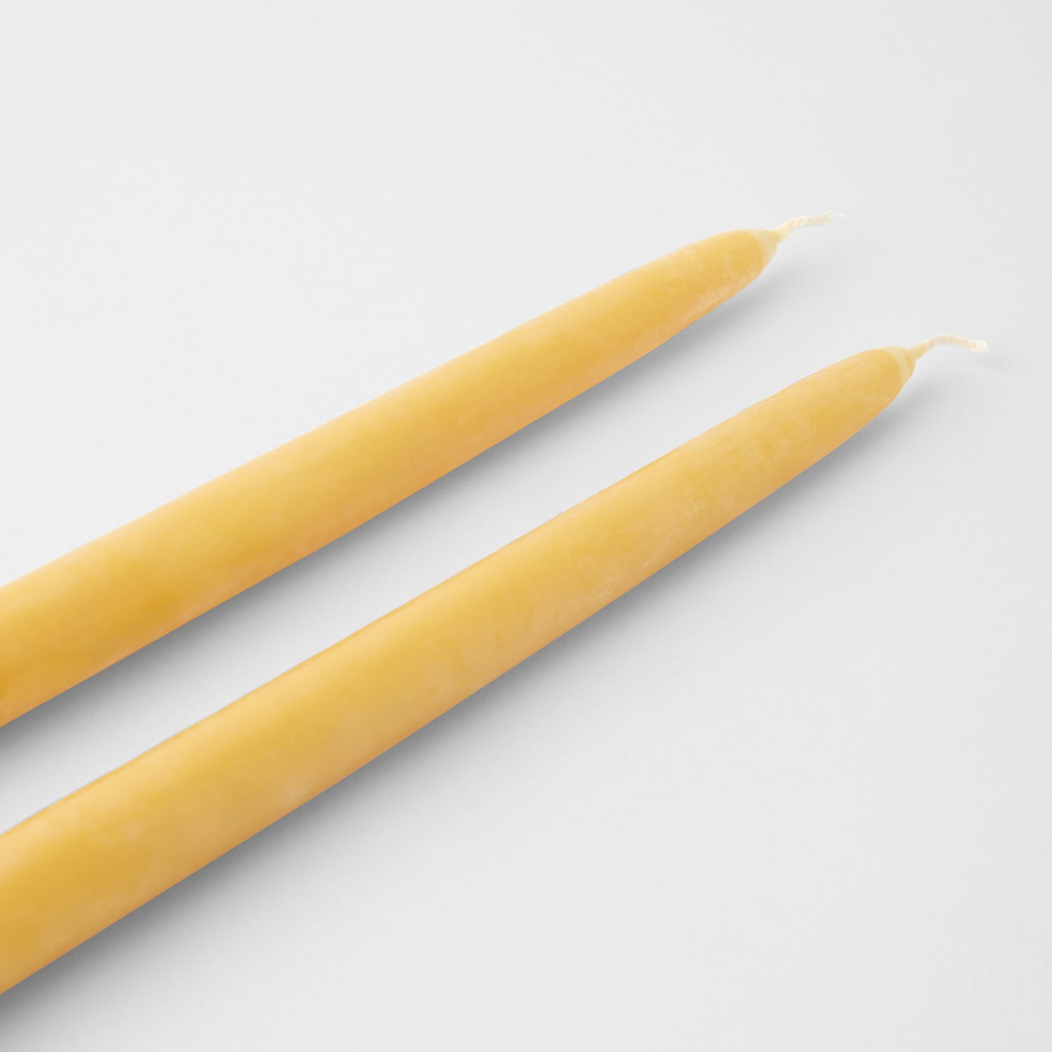Hand Cast Beeswax Candles 2-P