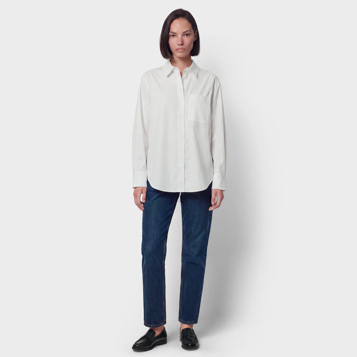 Women's Cotton-Poplin Shirt