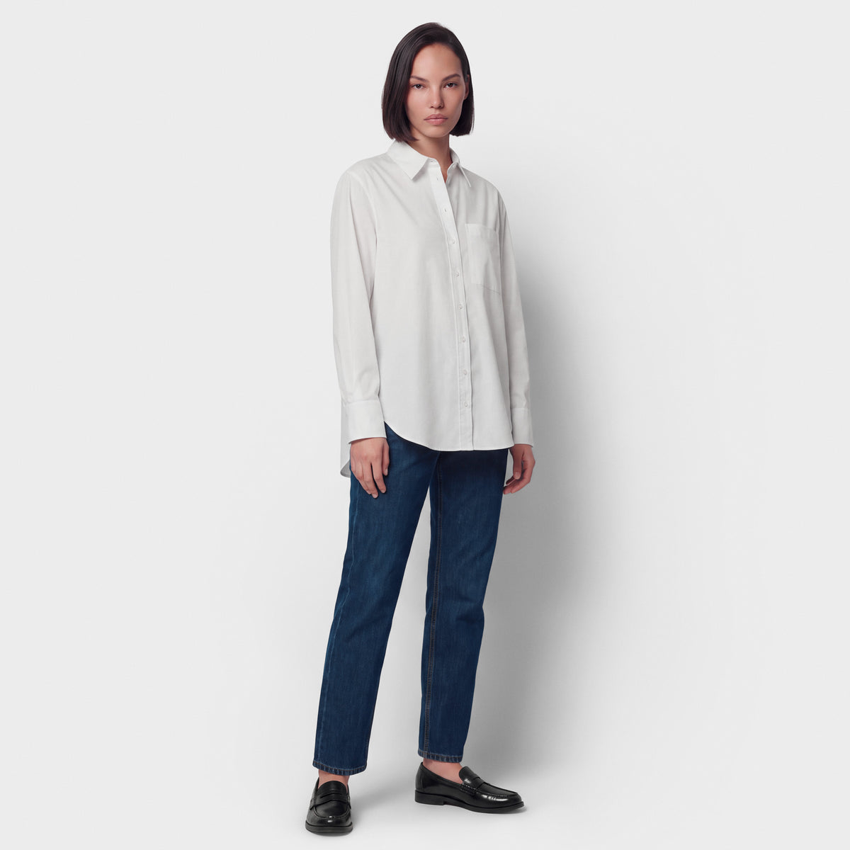 Women's Cotton-Poplin Shirt
