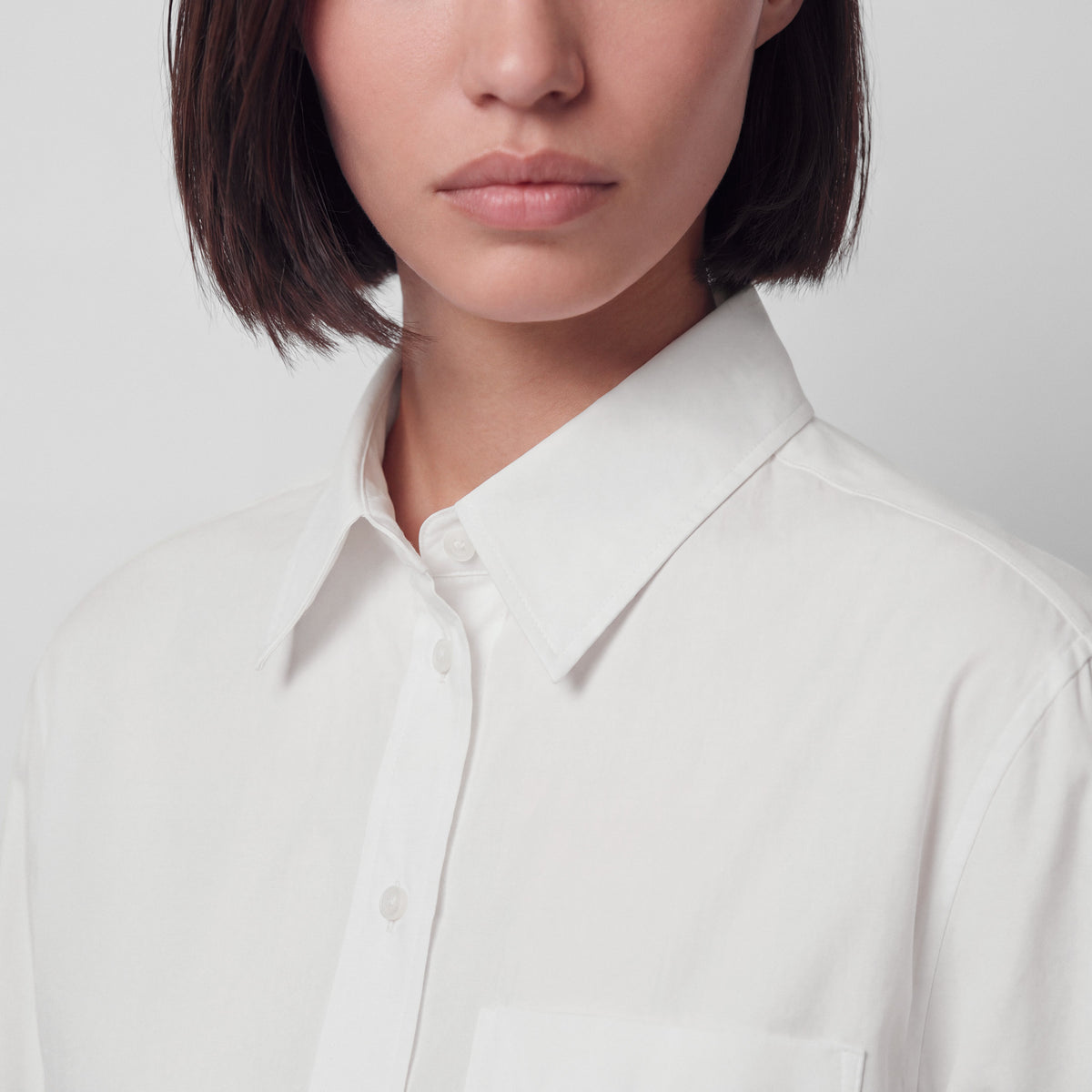 Women's Cotton-Poplin Shirt